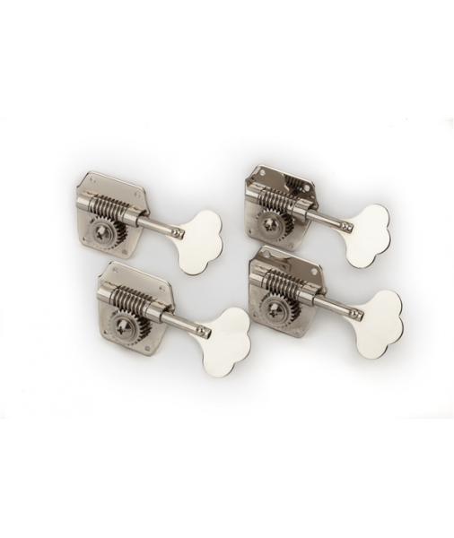 Fender Bass Tuners, Vintage Style Nickel, Set of 4 - 0078834049